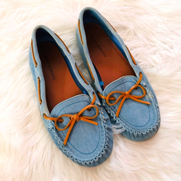 Lucky Brand Moccasin Slipon shoes. - Picture 1 of 4